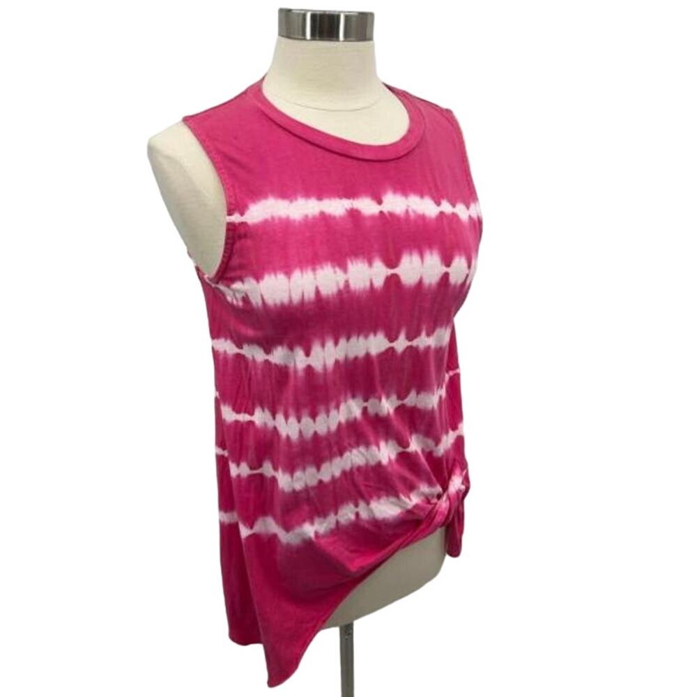 Easel Boutique Pink Striped Summer Top - S